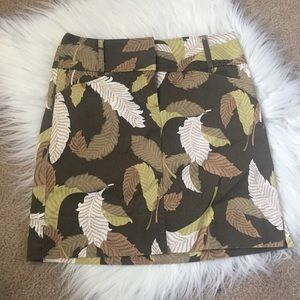 LOFT Feather Pencil Skirt